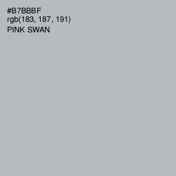 #B7BBBF - Pink Swan Color Image